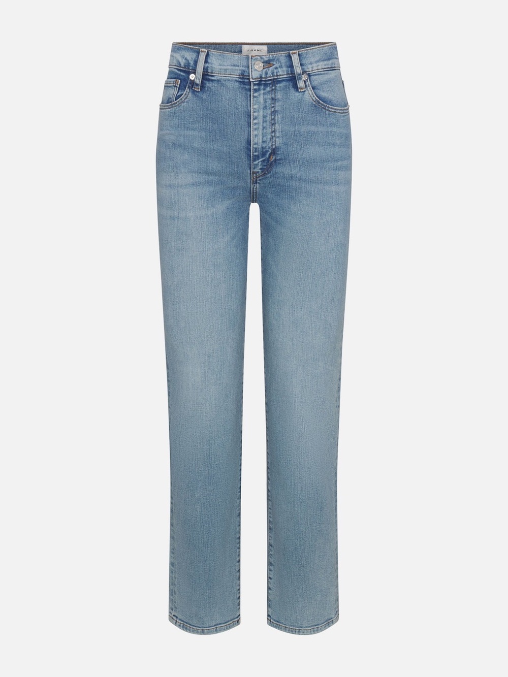 FRAME Le Sleek Straight Jeans Women’s 30 Ripple Light Wash High Rise